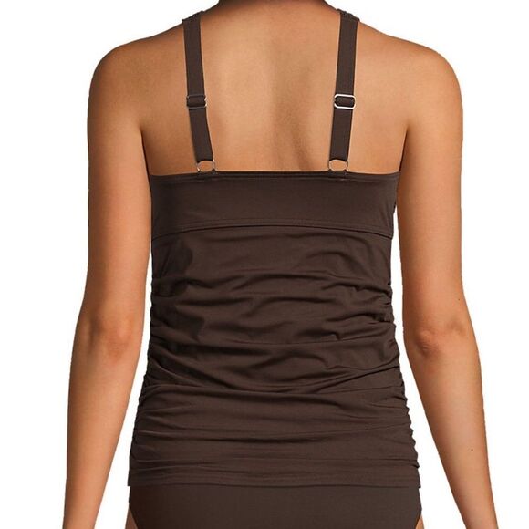 Land's End Size Tankini top multi way adjustable
MOCHA MOUSSE brown foam L 14-16 - Picture 6 of 8